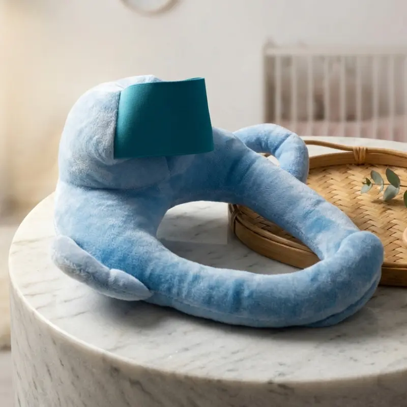 U-Shaped Multifunctional Nursing Pillow - Ergonomic Lumbar Support Cushion, Breathable, Washable, Anti-Reflux (Travel Pillow for Bedding & Linens)