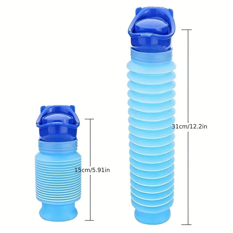 750ML Portable Car Urine Bottle for Adults, Emergency Urine Bottle for Car Use, Foldable Urine Bottle for Outdoor Car Travel Traffic Camping, Travel Accessory