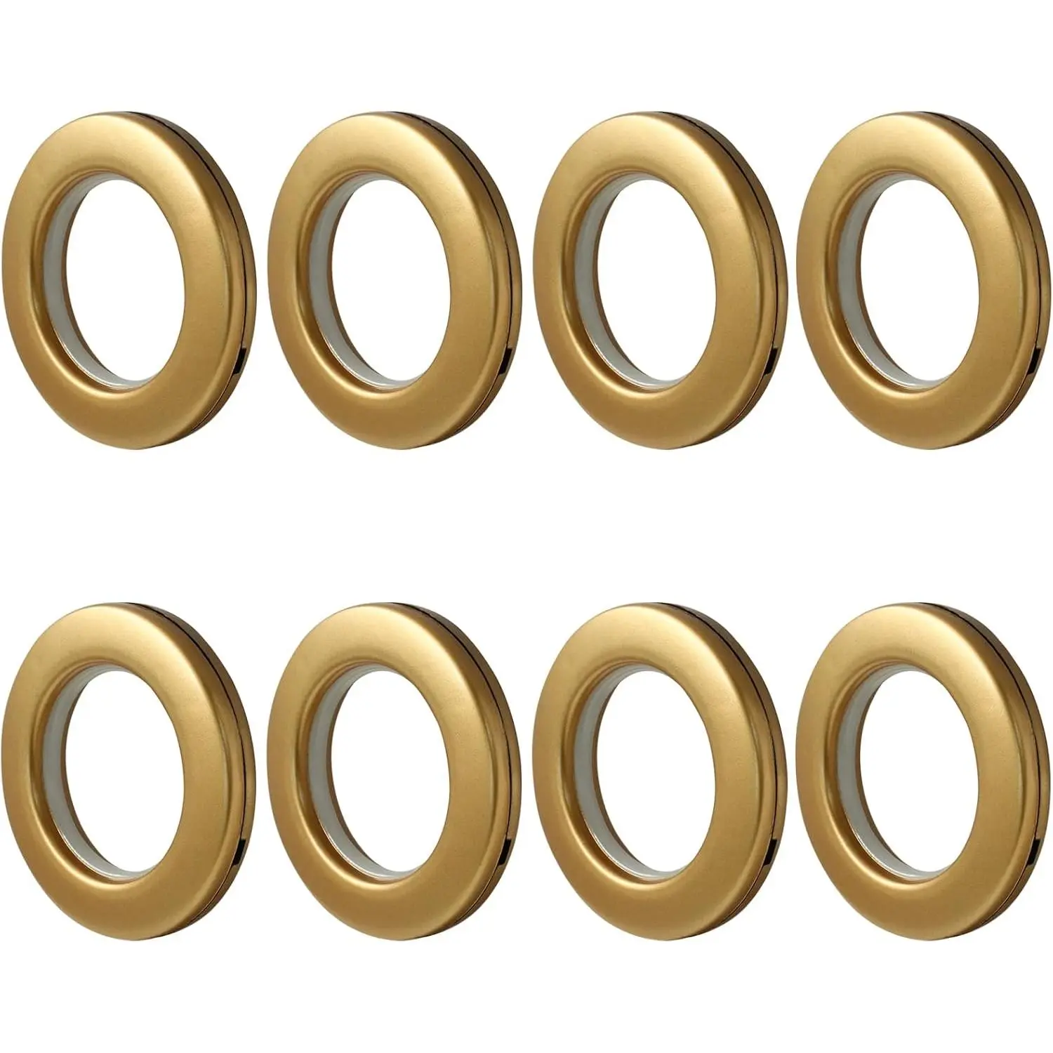 8 Pack 1-9/16" (40mm) Inner Diameter Curtain Grommet,  Clip  Eyelet Rings Eyelet Curtain Rings
