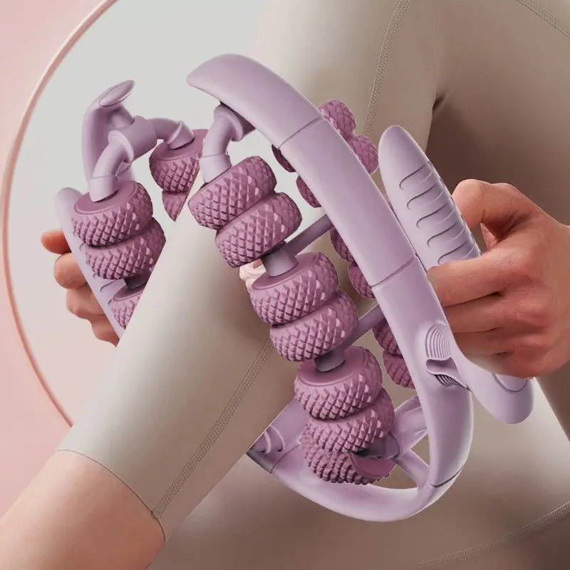 Yoga wheel home calf deep muscle relaxation ring leg clamping roller massage slimming device leg beauty artifact