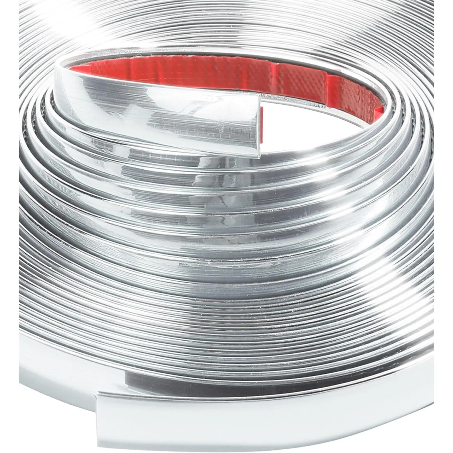 25FT 1/2" Chrome Trim Molding Automotive Trim Tape Car Accessories Chrome Strips for Car Bumpers Sides Doors Roofs Body Side Molding
