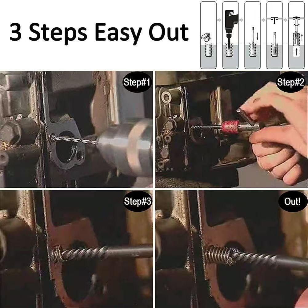 Faucet broken thread extractor, universal water pipe angle valve broken screw extractor, disassembly tap, broken thread removal tool