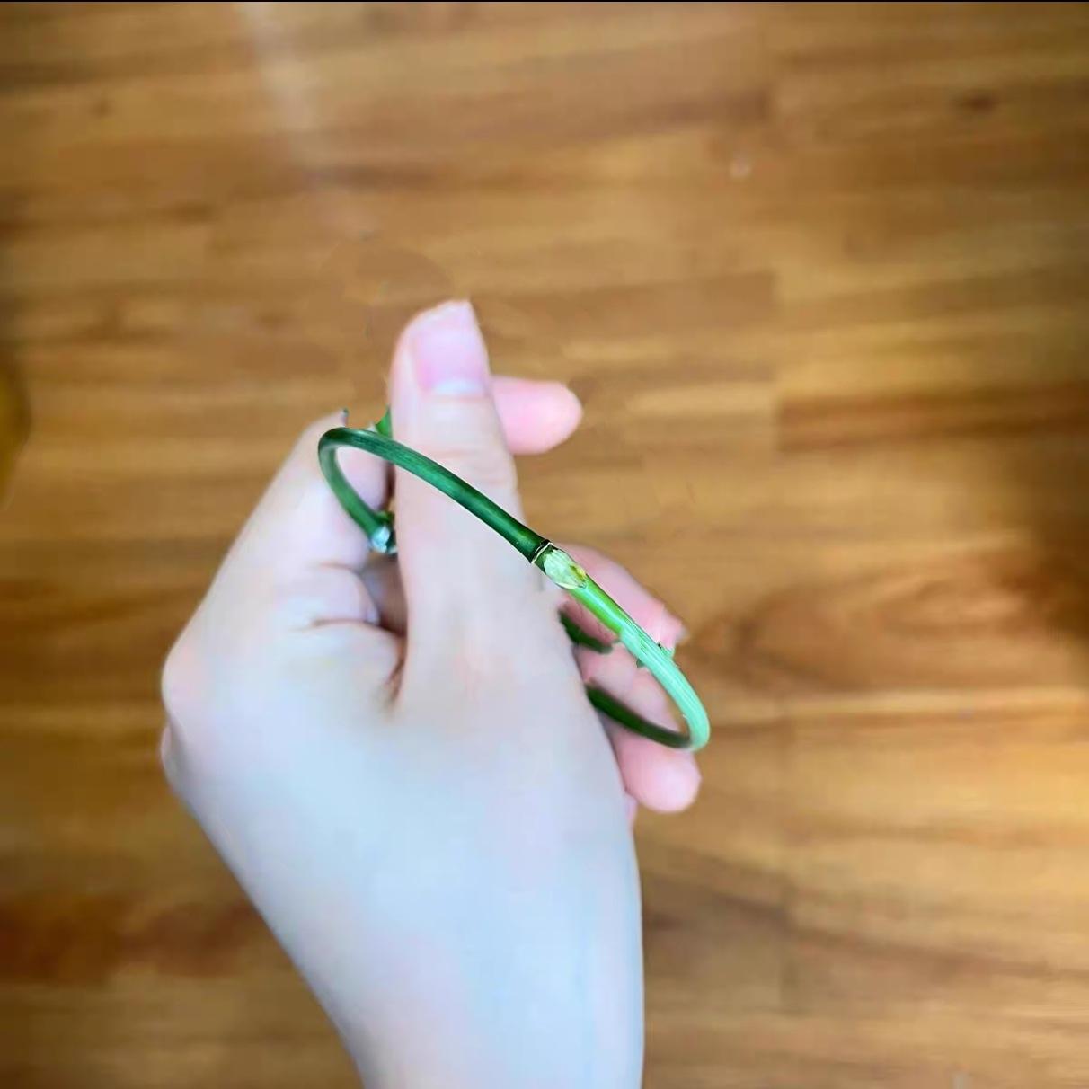 Bamboo Leaf Green Bracelet, Green Snake Green Bamboo, Chinese Style Niche Design, Tianshan Green, Qixi Festival Couple's Gift, Bracelet Jewelry