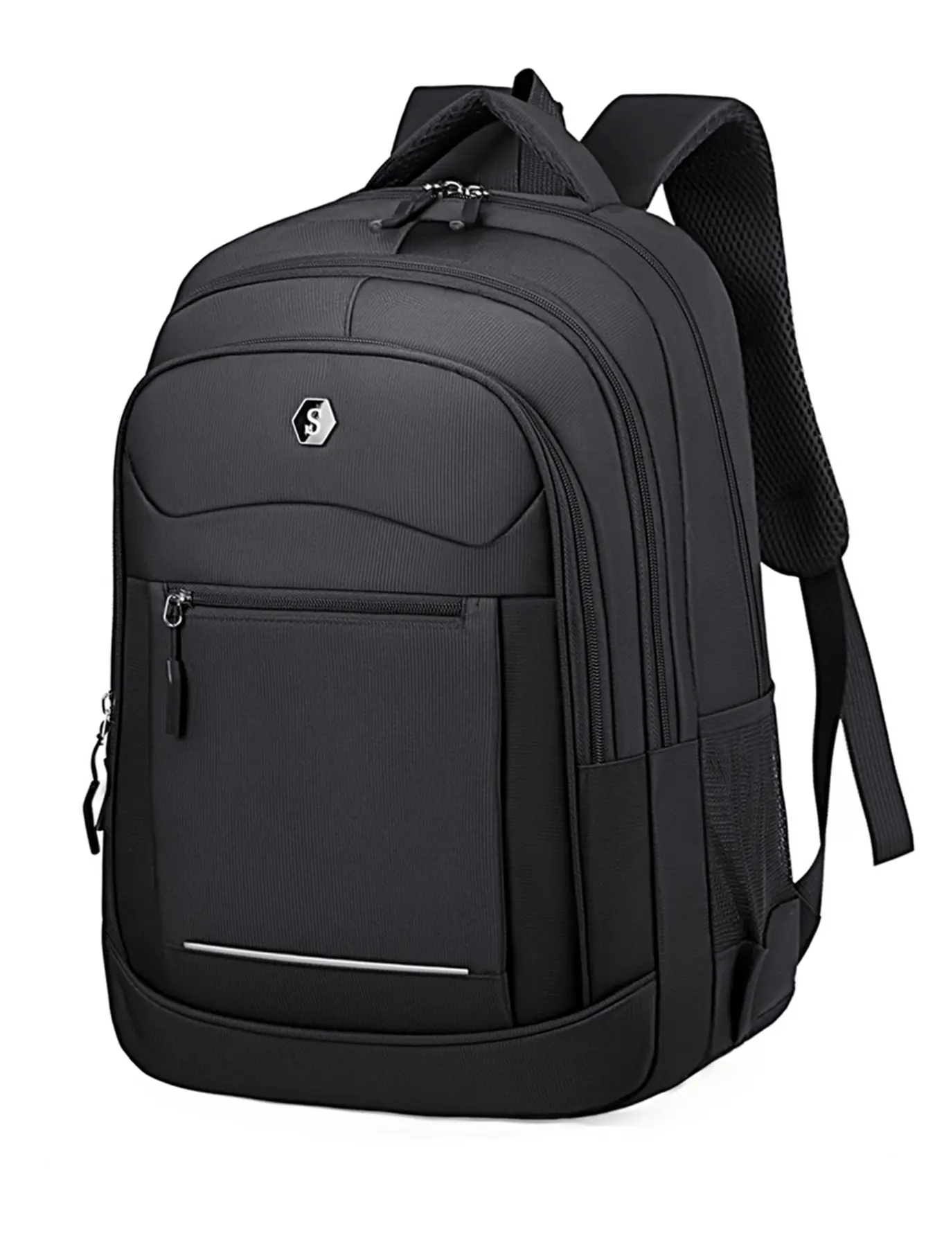 Business Multi-Layer Computer Backpack, Large Capacity Breathable Commuter Bag, Waterproof Durable Student Travel Backpack, Ideal for School, Work, Travel