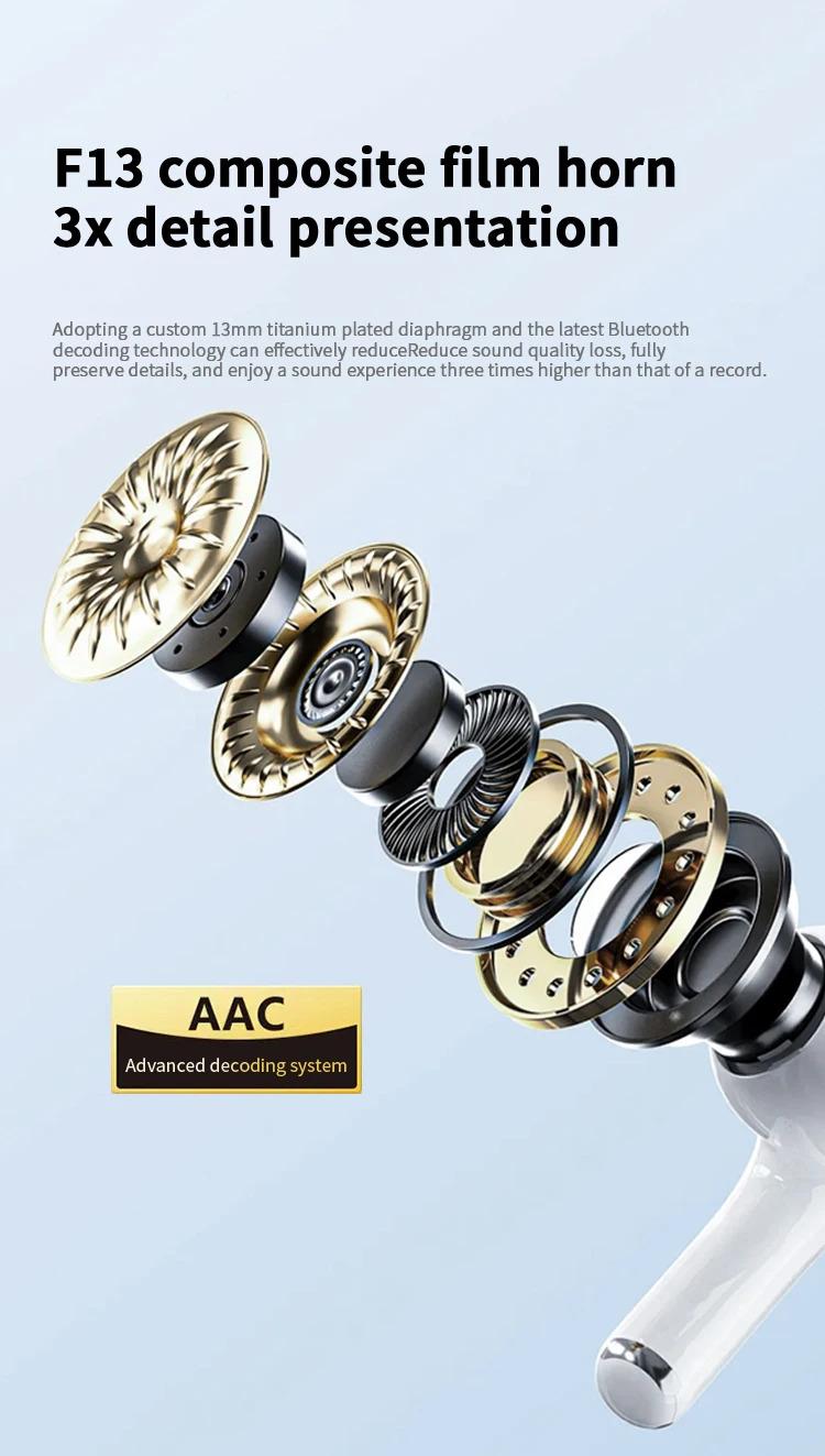 TWS Bluetooth Earbuds Air Pro 2026 New HiFi Stereo ANC Wireless In-Ear Headphones for iPhone Android