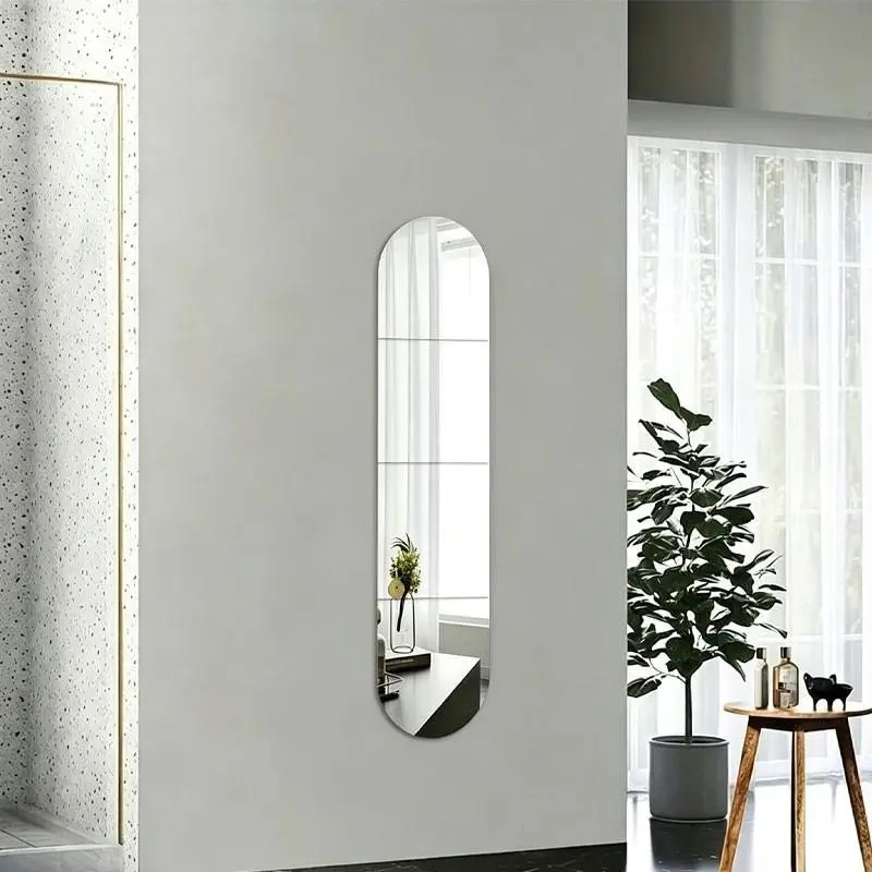 Acrylic full-size decorative mirror, self-adhesive shatter-proof mirror, wall-mounted sticker mirror, decorative mirror wall sticker, Room Decor