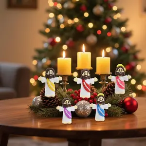 100PCS Mini Jesus Figurines, 10 Colors Religious Decor Gifts