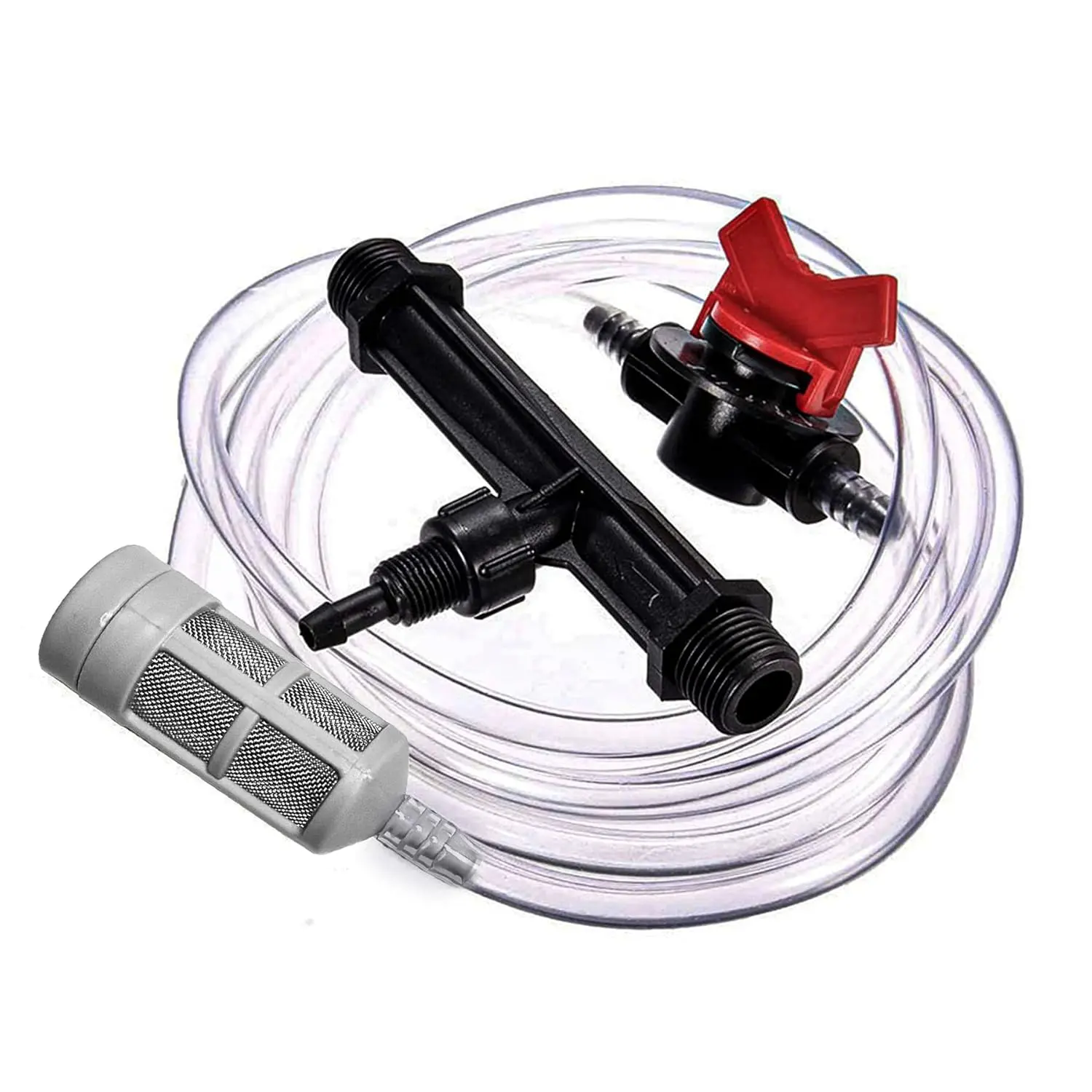 Irrigation Venturi Fertilizer Injector Kit - 3/4 inch Mixer Injectors for Garden Agriculture Water Tube System