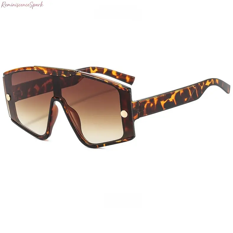2026 Unisex Oversized One-Piece Shield Sunglasses, Trendy Large Frame with UV400 Protection, Fashion Windproof Goggle Style Eyewear, Perfect for Streetwear, Beach Trips, Outdoor Activities and Casual Daily Wear
