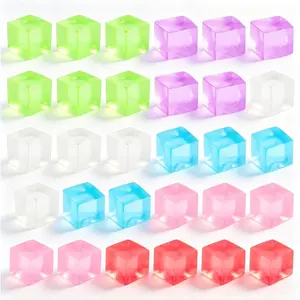 30PCS Stress Balls Fidget Toys Adults, Ice Cube Squeeze Toys Party Valentines Day Gifts Squishy Cube Squishy Random Colors for Anxiety Relief & Hand Therapy for Kids & Adultsfidget toys