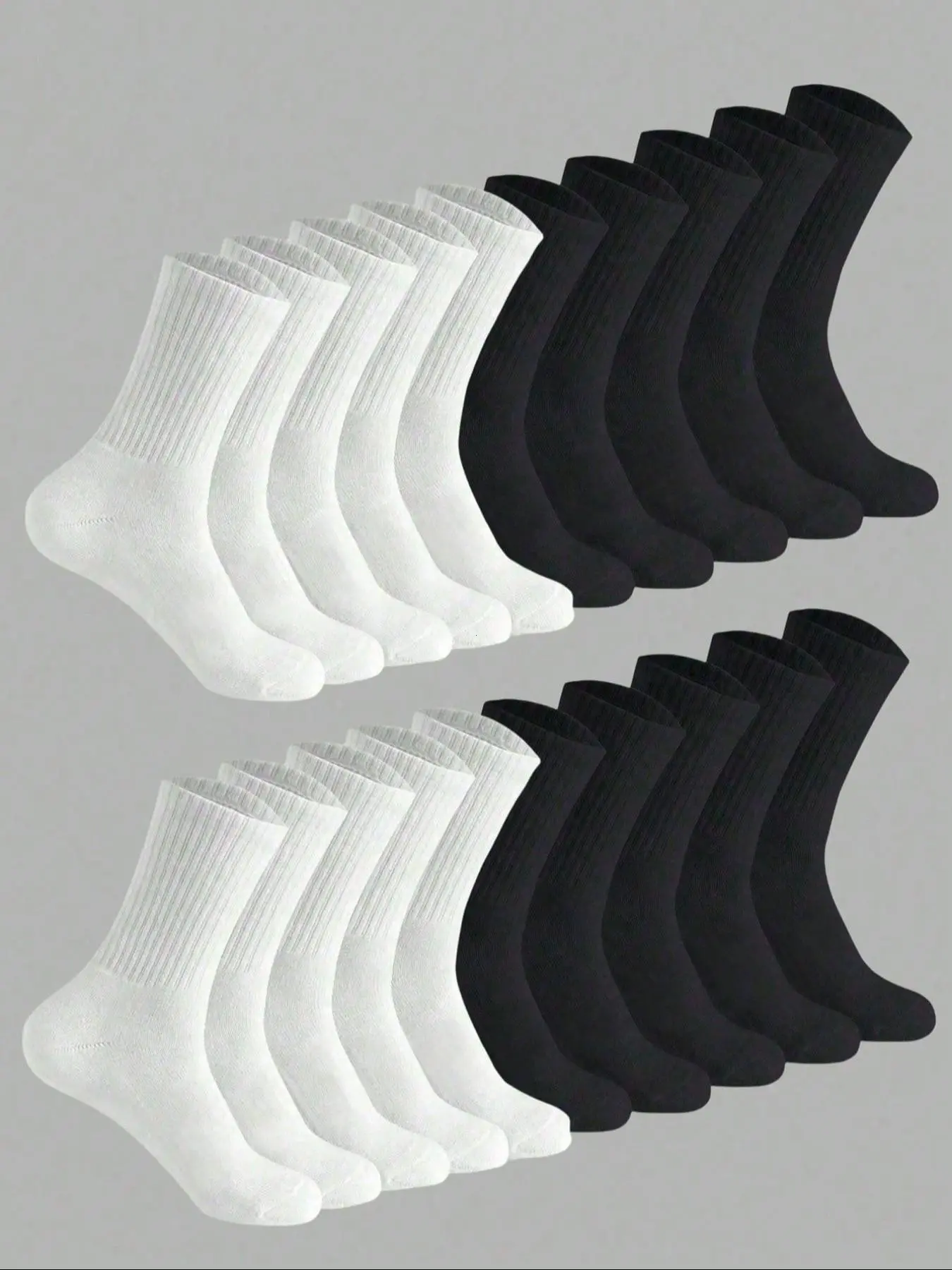 40/20/10/5 Striped Mid-Calf Socks, Comfortable Sport Socks, All Season Socks, Ideal for Sports, Casual, Students, Outdoor, Parties, Gothic, Y2K, School Uniforms