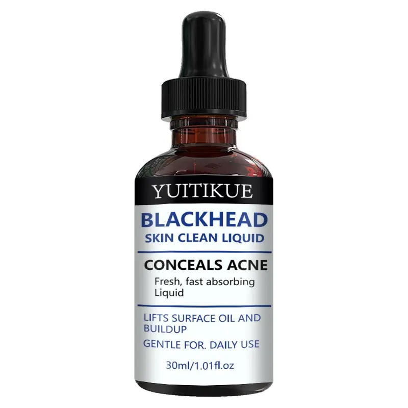 Yuitikue Blackhead Clearing Cleanser 30ML, Refreshing Liquid Texture, Easy Application, Suitable for All Skin Types, Daily Care