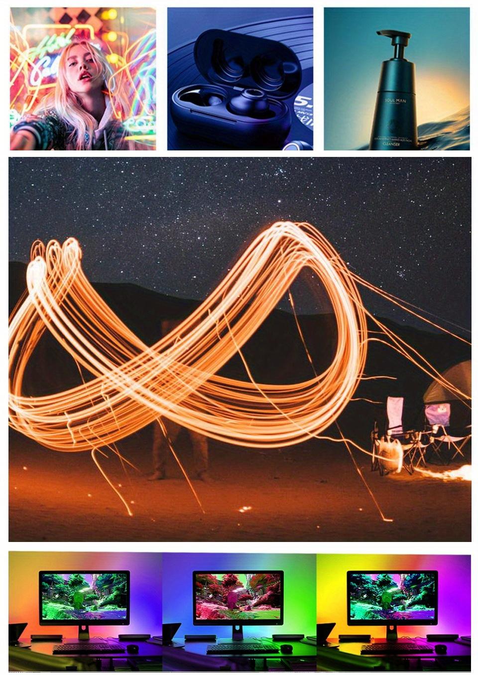 360 Full Colorful LED Lamp Fill Light RGB Video Light Wand Photography Lighting Stick Party Handheld Flash Speedlight With Tripod Stand For Video Shooting Live Streaming