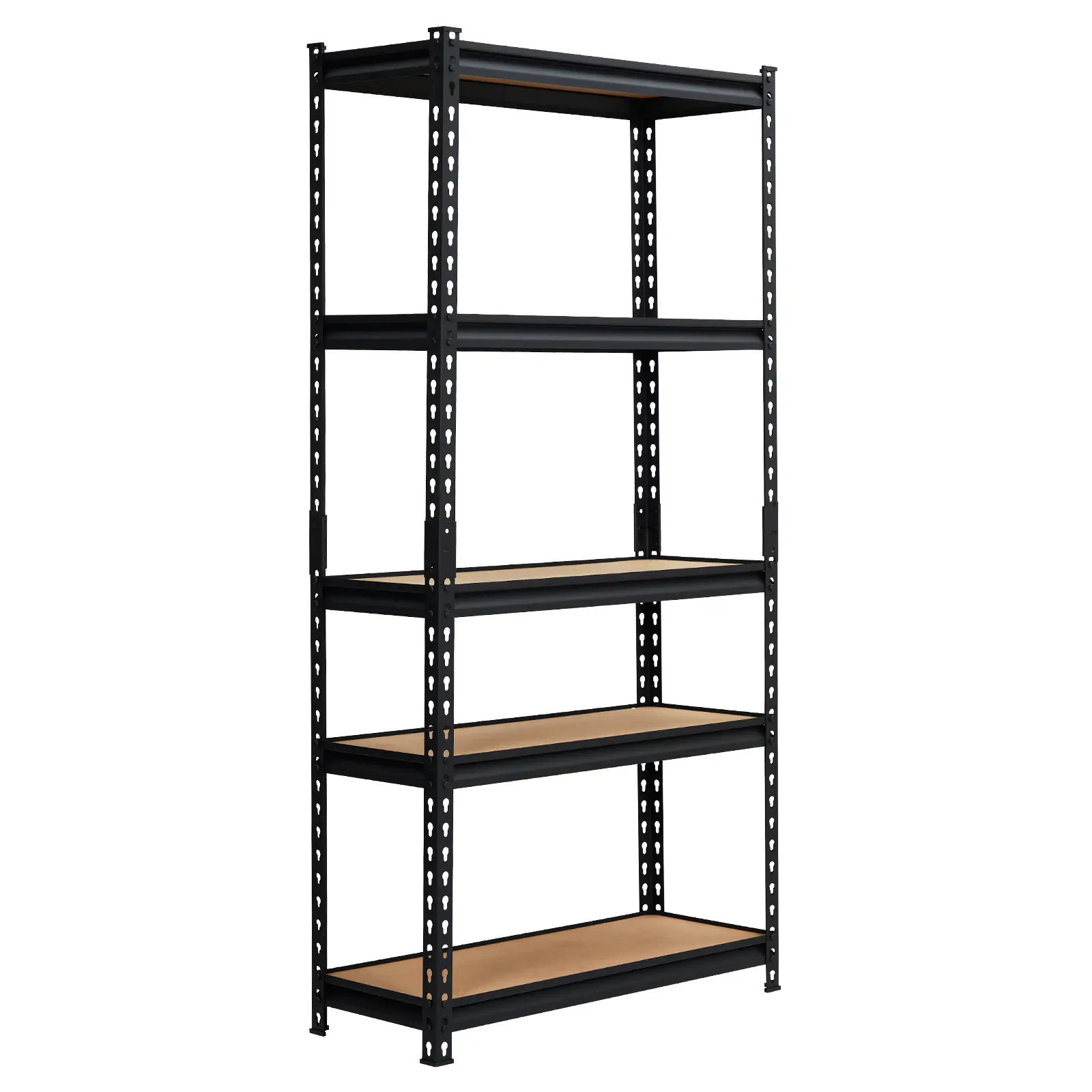 Gaomon Industrial 5-Layer Adjustable Carbon Steel Standing Shelf Organiser, Heavy-Duty Metal Racks with Rubber Feet, Stackable Storage, 2000 lbs Load Capacity for Garage Organization, Kitchen