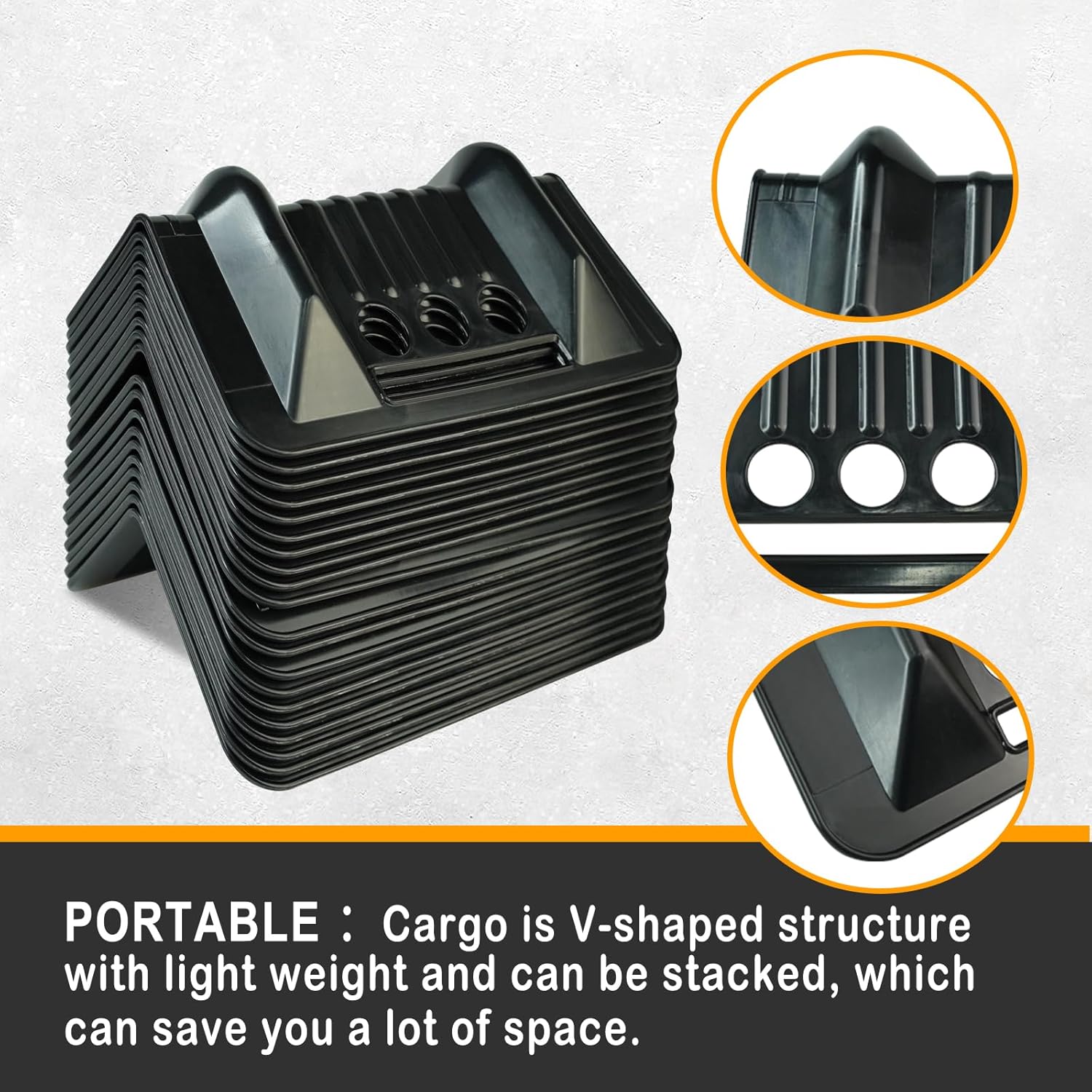 20 Pack Black Flatbed Edge Protectors for Cargo Loads Corner Protectors Flatbed Used Together with Webbing to Protect Cargo 20 Pack Black Flatbed Edge Protectors for Cargo Loads Corner Protectors Flatbed Used Together with Webbing to Protect Cargo