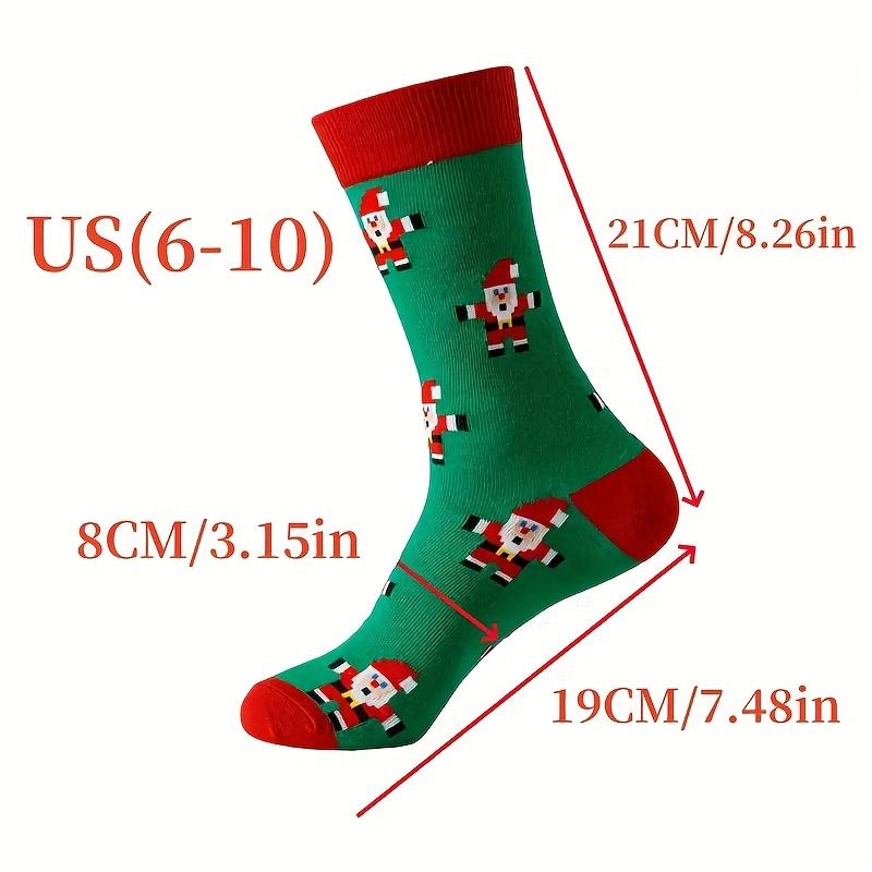 Random 17 Pairs of Autumn/Winter New Christmas Socks, Warm and Cold-Proof Cartoon Santa Claus Reindeer Snowflake Happy Holiday Comfortable Soft Unisex Mid-Calf, Advent Calendar Christmas, Advent Calendar Stuffers, Advent Calendar Christmas Women, Sock Adv