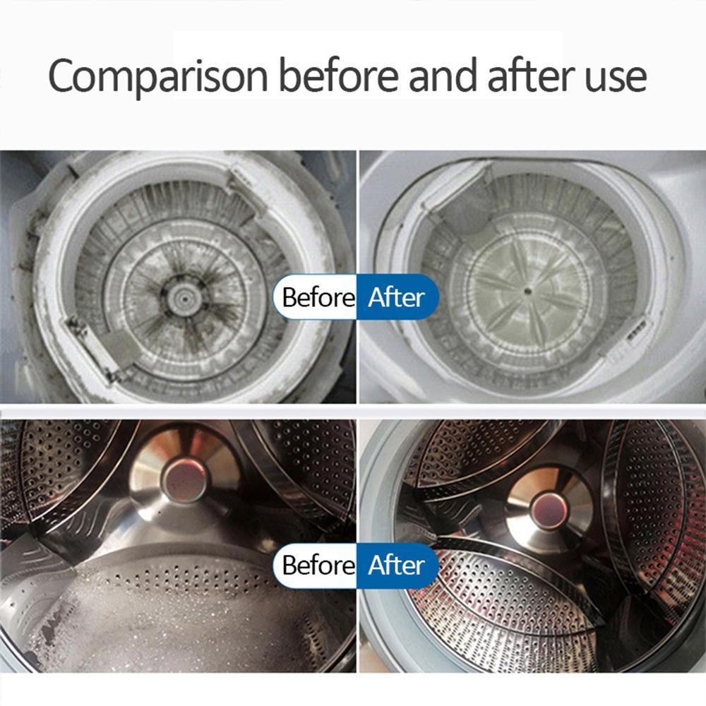 Washing Machine Cleaner Descaler 12pcs/24pcs Deep Cleaning Tablets For  Front Loader & Top Load Washer, Septic Safe Eco-Friendly Deodorizer, Clean Inside Drum And Laundry Tub Seal -12 Month Supply Multifunction Strong Deodorization