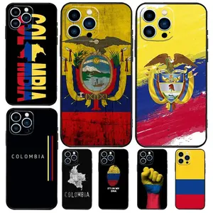Colombia Flag Case For iPhone 17 Pro Max 14 11 15 16 Pro Max 13 12 16 Plus 16e Air Samsung Galaxy S26 S25 S24 S23 S22 Phone Cover