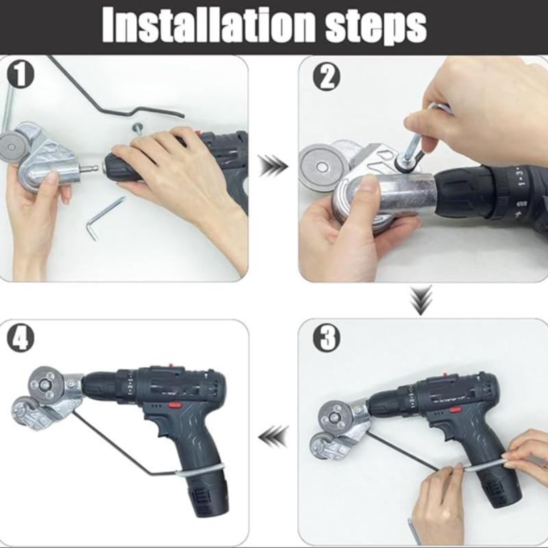 Sheet Metal Cutter Drill Attachment, Electric Drill Shears Attachment Cutter, Nibbler Drill Attachment for Cutting Iron, Steel, Copper, Aluminum, Power Tools
