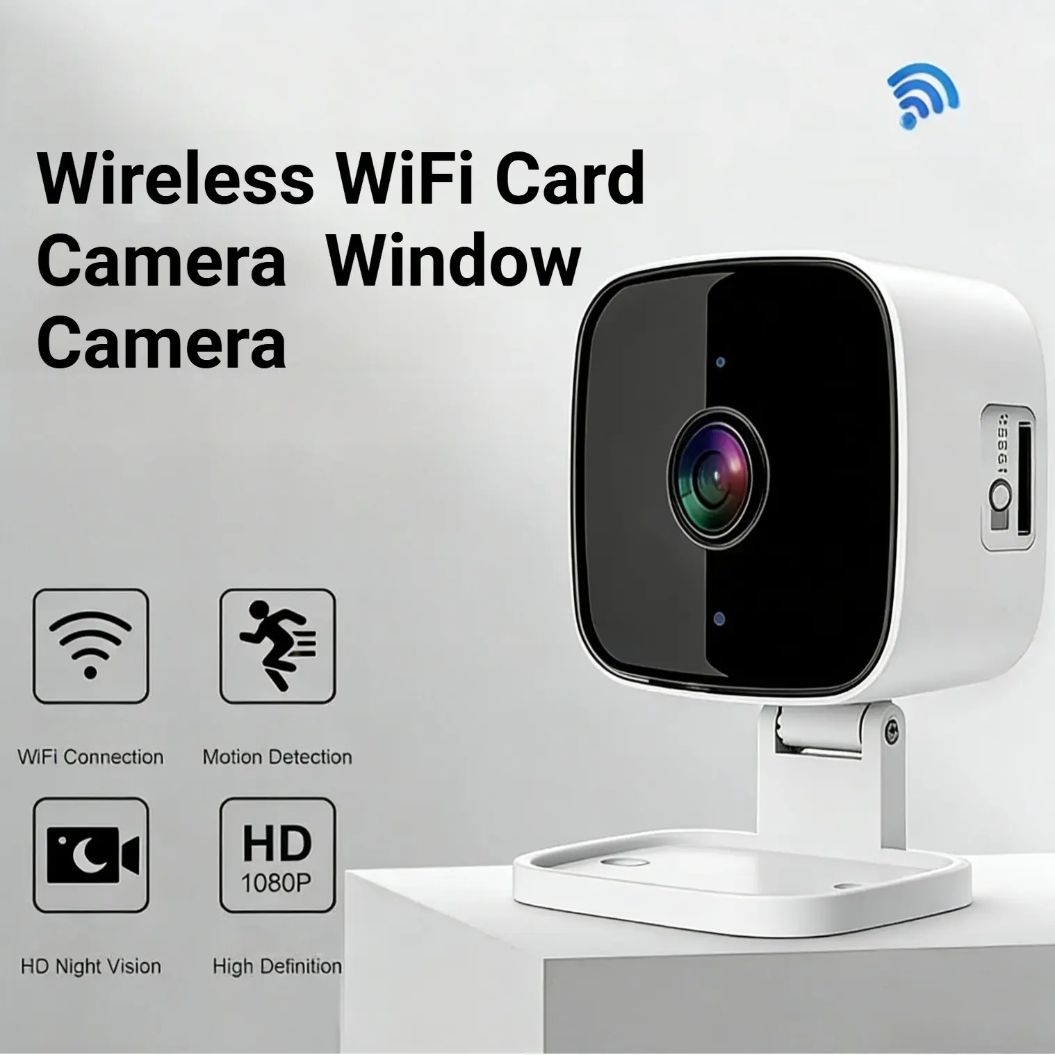 WiFi Smart Bidirectional Voice Intercom Window Machine, High Definition Night Vision, Secure Communication Device