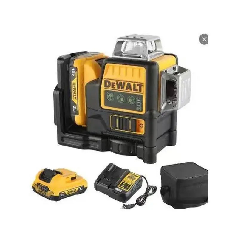 Dewalt NEW DW089LG 12 Lines 3 Sides*360 Degree Vertical 12V Lithium Battery Laser Level Horizontal Green Meter Outdoor leveling