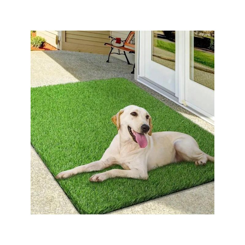Artificial Grass Dog Potty Pad, Outdoor Pet Toilet, Easy To Clean, Odor-Proof, Indoor/Outdoor Pet Training, Random Green Artificial Grass Panels