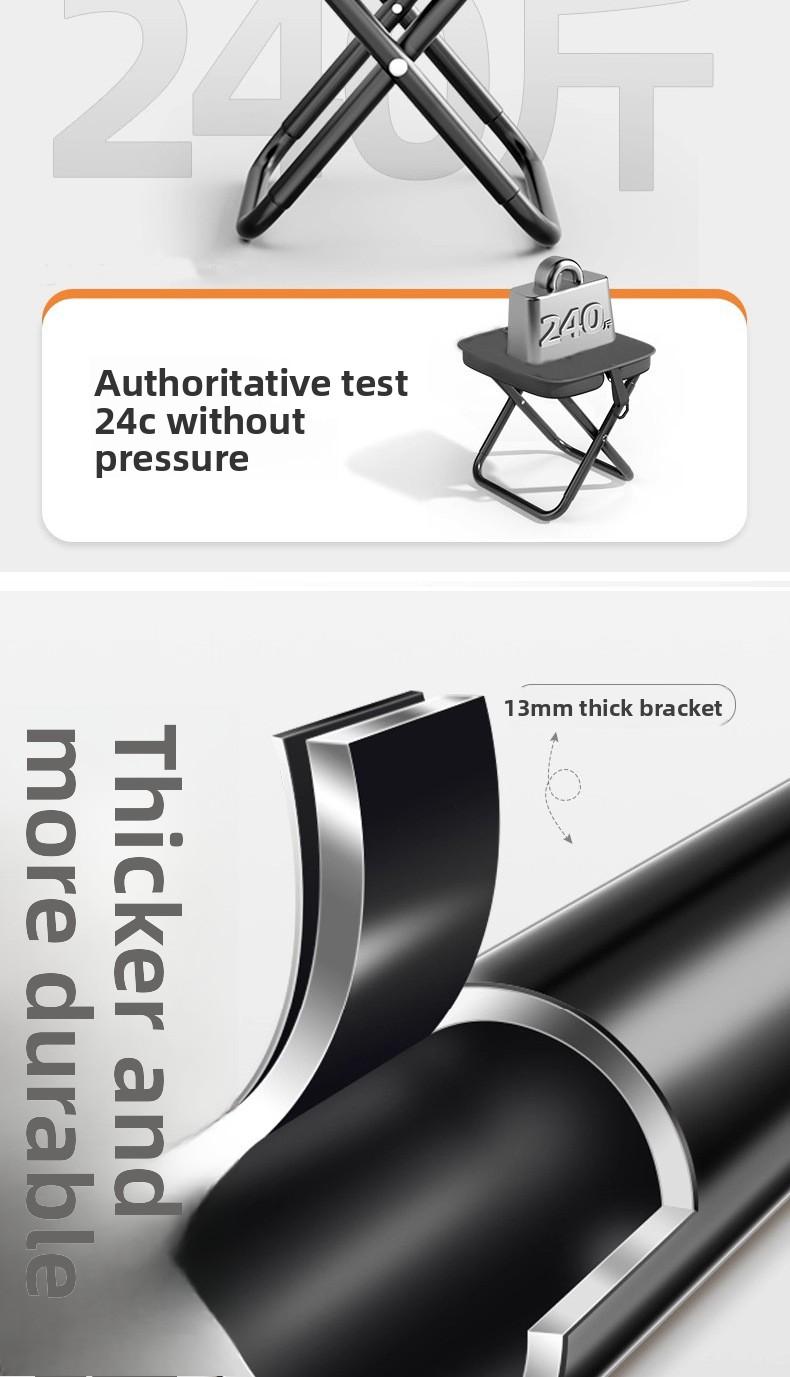 Outdoor chair, crossbody bag, folding stool, pencil case, portable simple camping equipment stool, sports backpack, folding chair