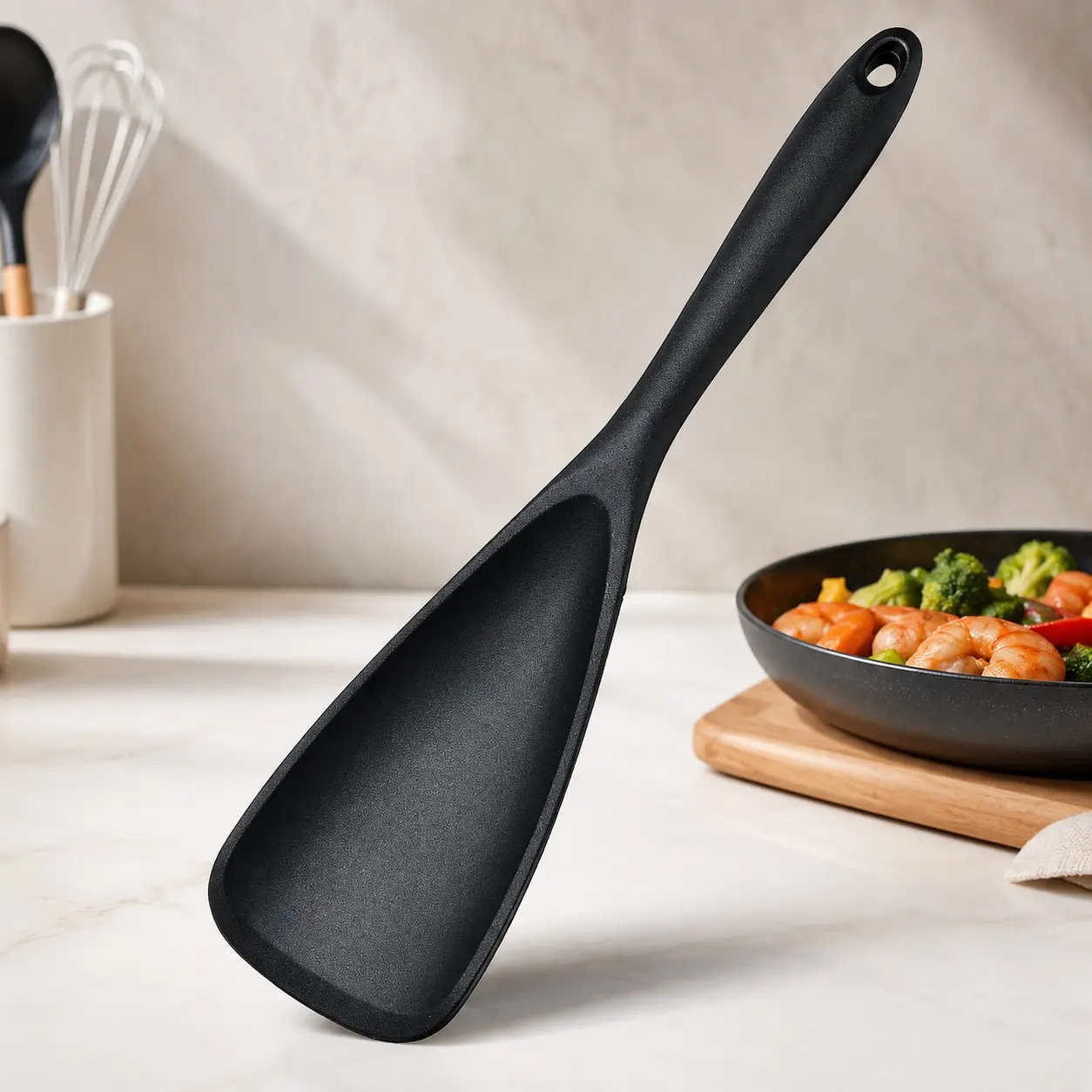 Non-Stick Cookware Multi-Functional Cooking Spoon Set, BPA-Free, One-Piece Design, Ideal for Scooping, Scraping, Serving, Mixing