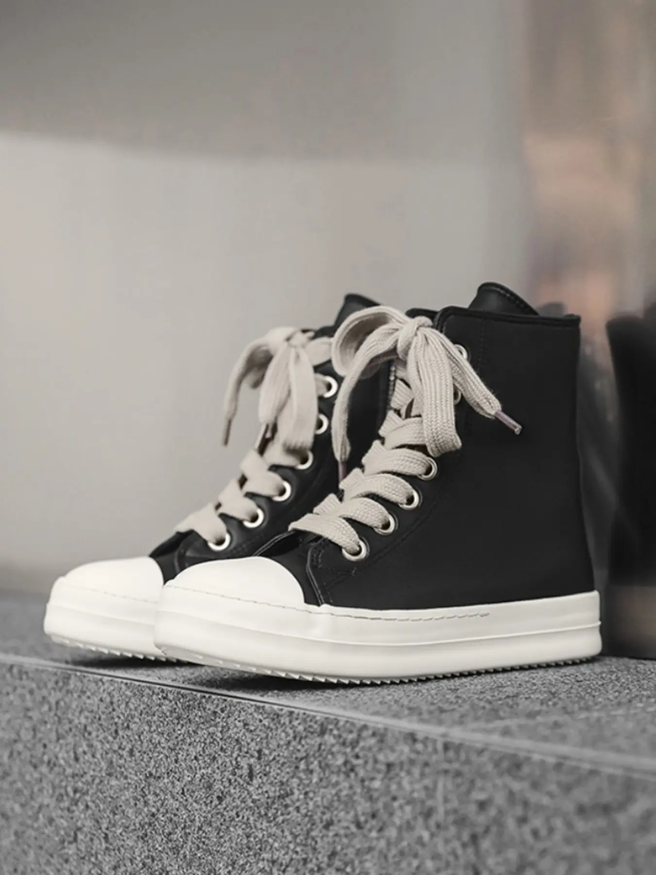 Fashion High-Top Punk Style Unisex Outdoor Casual Boots, Comfortable Fit, Soft Lining, Anti-Slip Durable, Ideal for Daily Wear
