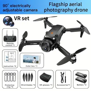 6K Foldable VR Drone with Dual Batteries and Brushless Motors – Quadcopter Supporting 360-Degree Flips and One-Key Takeoff/Landing