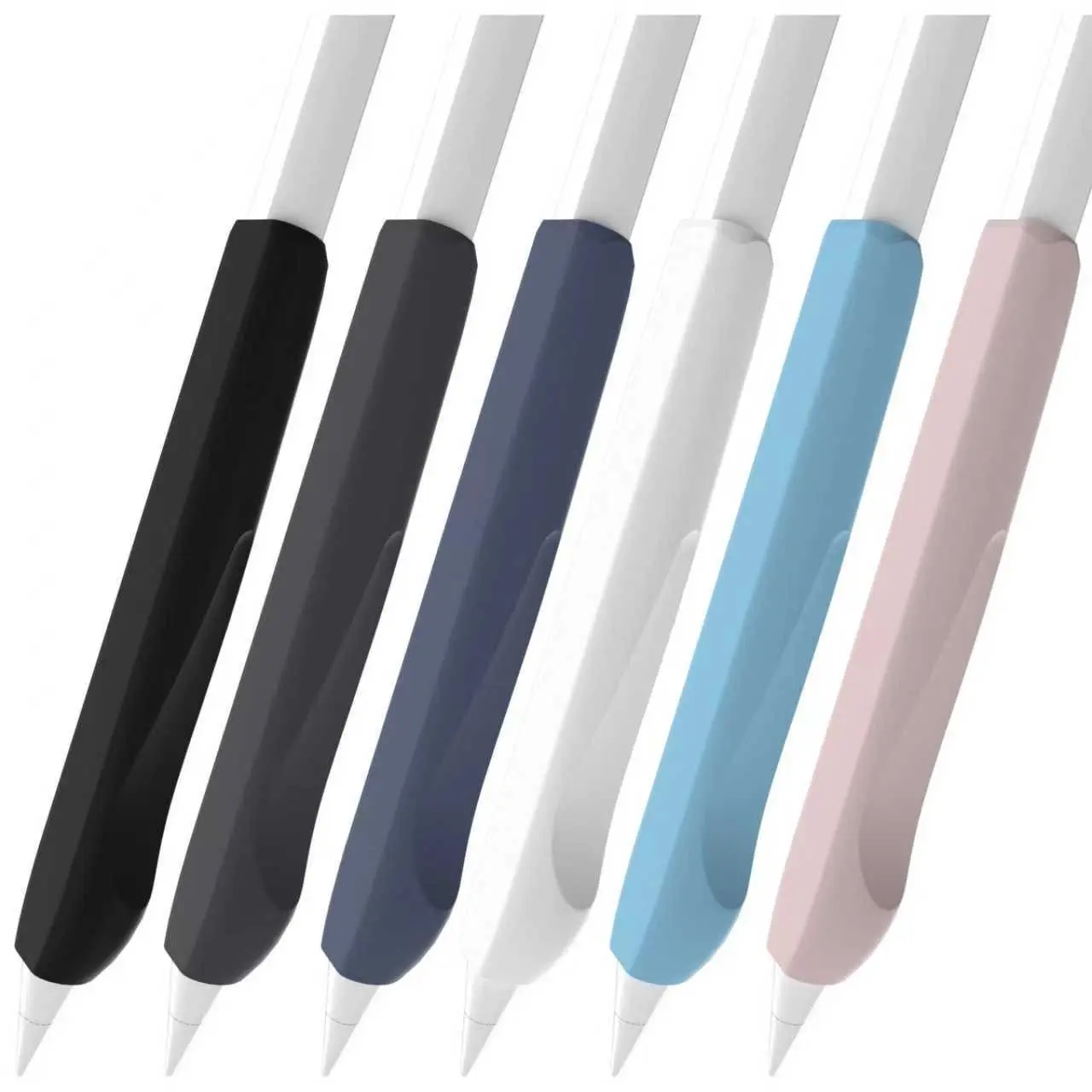 Ergonomic Stylus Grip Silicone Case Accessories for Apple Pencil 2nd Gen & Pro USB-C, Silicone Grip Sleeve, Durable Comfortable Design, Enhanced Writing Feel, Protection