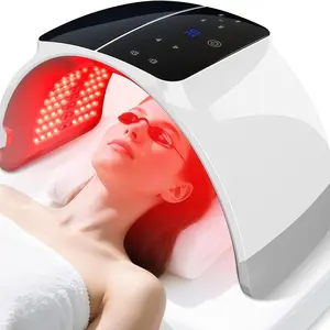 Professional Facial Spa Machine with Us Plug, 7-Color LED Face Mask, Home Skincare Beauty Device, New Model Gpy-007s