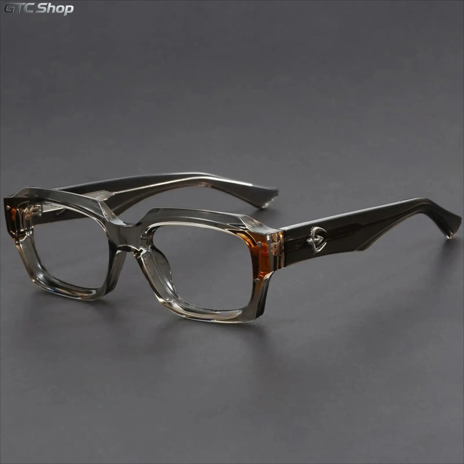 Personalized Irregular Square Thick Frame Fashion Glasses Fashion Eyeglasses Stylish Square Frames Square Frame Eyewear Street High End Glasses Suitable for Both Men and Women