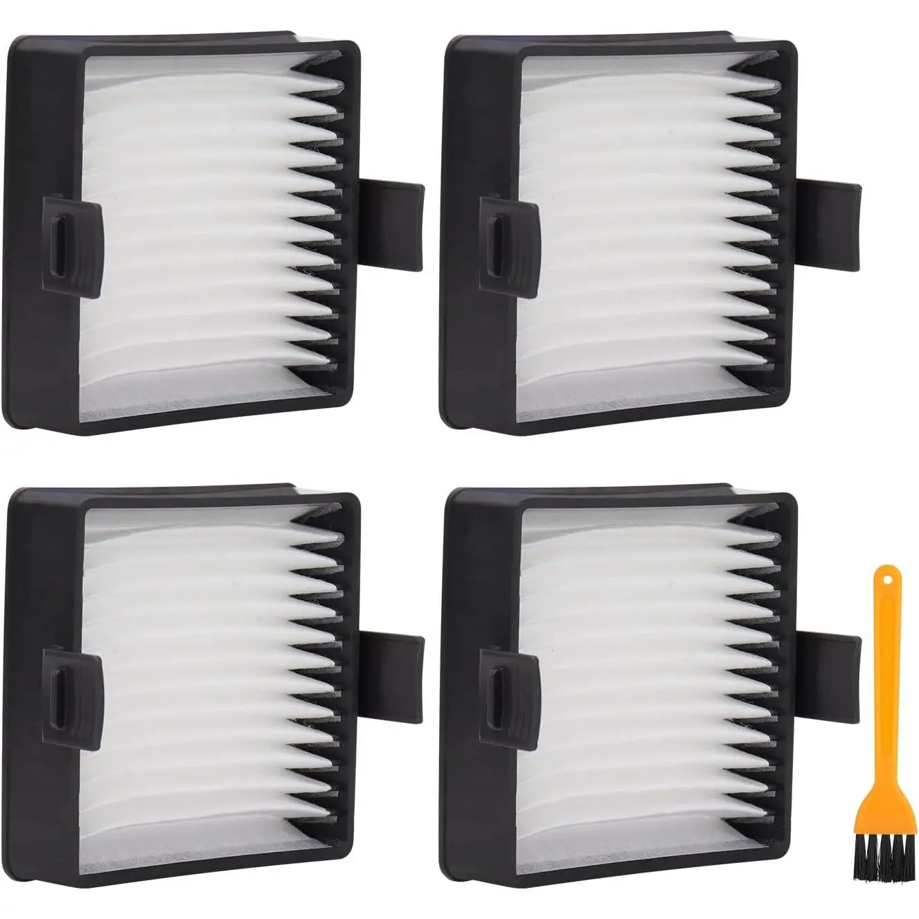 A32VC04 Filter Compatible with Ryobi Hand Vacuum Filter P712 P713 P714K 18V Hand Vacuum - Replace 019484001007 533907001 Vacuum & Dust Collector Filters - 4Pack