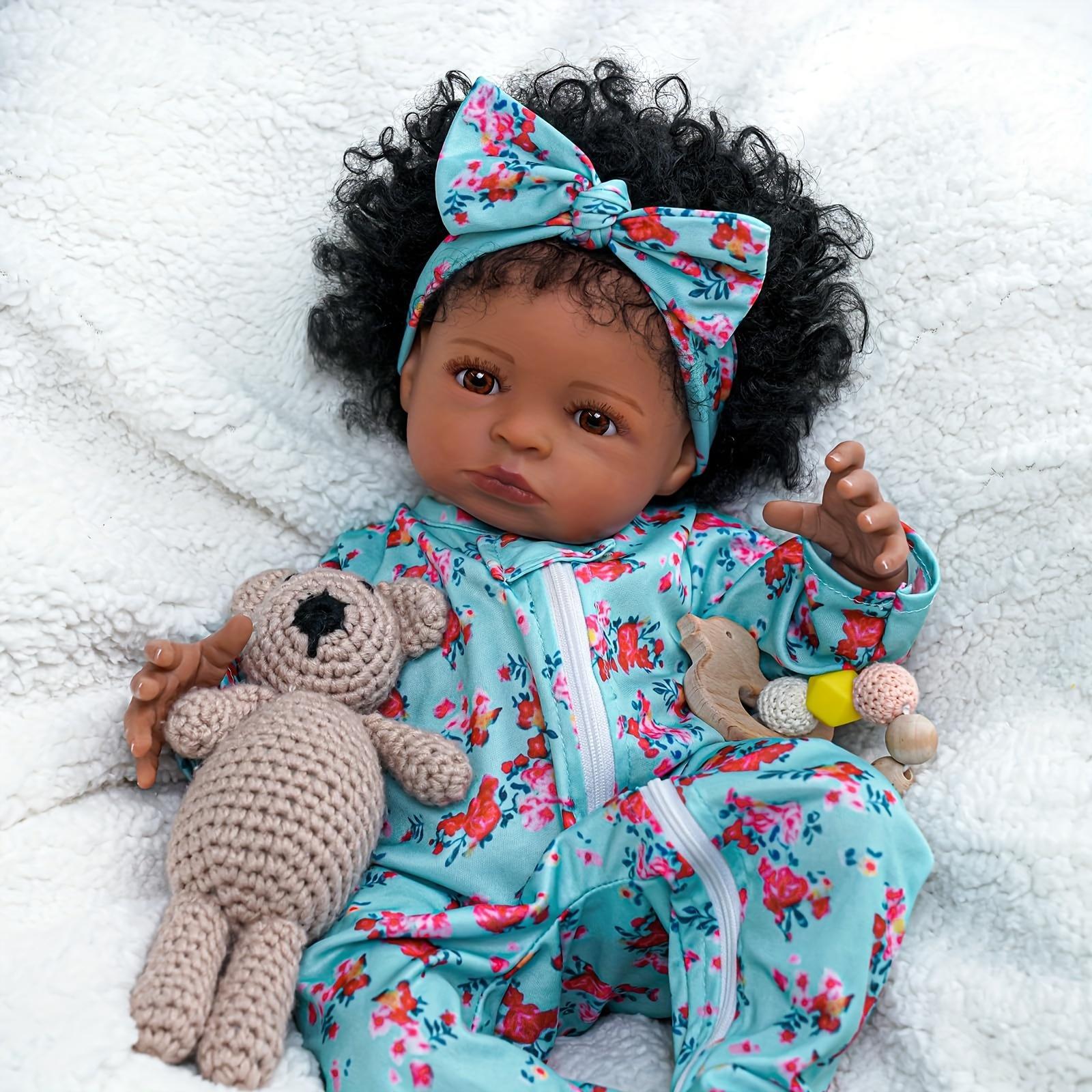 Babeside Baby Doll 20in Soft Body Cloth Body Strap, Feeding Accessory Set, Suitable for Children 3 Years and Older, Christmas & New Year Gifts, Cute Dolls, Sleeping Doll