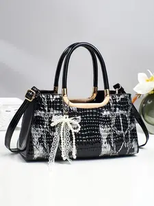 Fashion Snake Print Retro Crossbody Bag, Multifunctional Large Capacity Shoulder Bag, Stylish Women's Handbag for Travel and Shopping