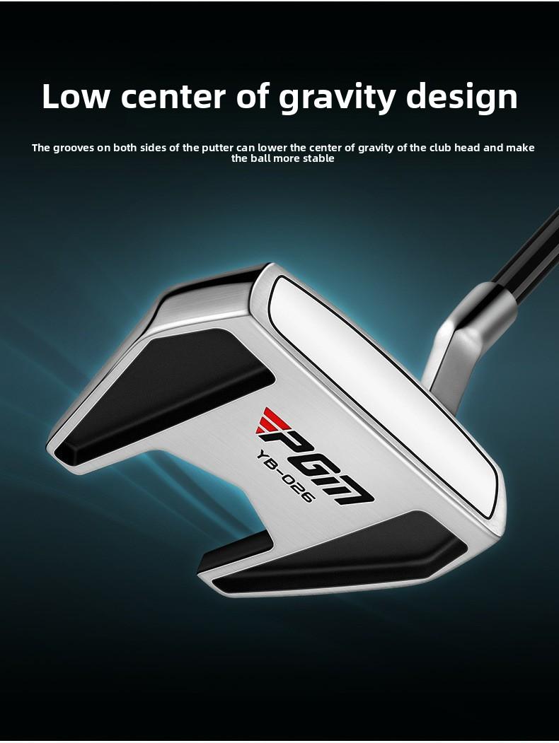 PGM golf club standing putter with low center of gravity and stable professional single golf hot-selling club, forged stainless steel shaft, low center of gravity design, non-slip grip with line of sight, high-quality golf equipment, modern golf equipment