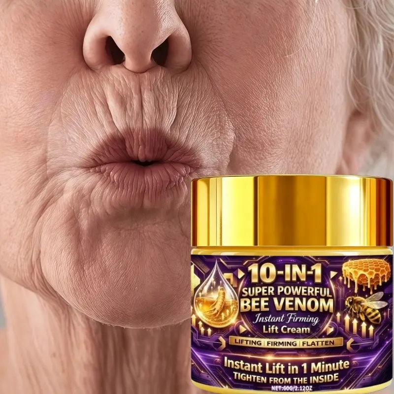 10-In-1 Super Powerful Bee Venom Instant Firming Lift Cream, 24-Hour Smooth Lifting And Firming, Lifts And Firms Skin from Inside Out, Brightens And Smooths Skin, Evens Tone for All Skin Types, Lifts, Firms, Skincare; Make Skin Younger-Looking|skincare