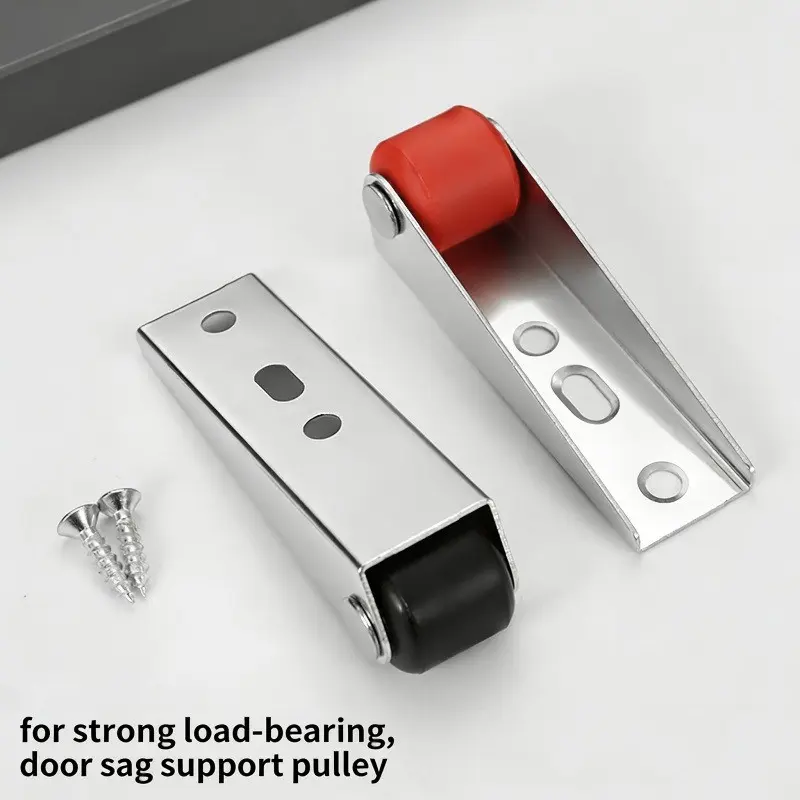6-Pack Vertical Metal Wheels with Installation Screws, Smooth Silent Rollers, High Load Capacity, Furniture and Cabinet Casters
