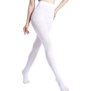 Women's 80D Solid Color Soft Semi Opaque Pantyhose Colored Tights High Waist Womens TightsGift.