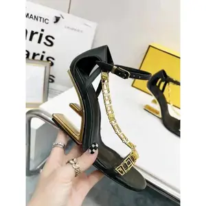 Luxury designer Shoes Slipper Summer Brand Desinger leather Women's Sandal Casual Slides Outdoor Female Flip Flops