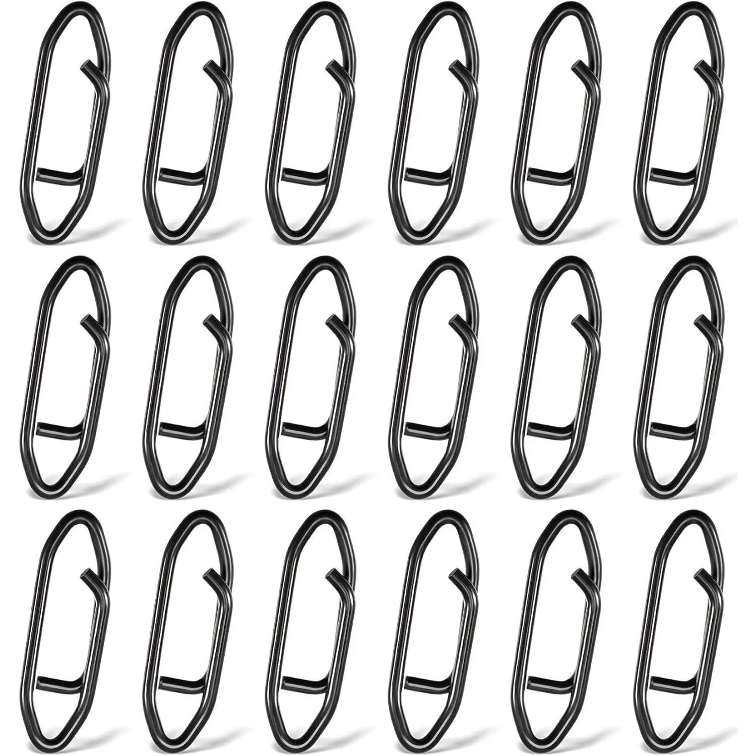 100 Pcs Fishing Speed Clips, Quick-Change Lure Connectors for Crankbaits, Freshwater & Saltwater Tools, 0.7 x 0.2 Inch, Fishing Tools, Fishing Gear And Equipment, Fishing Accessory
