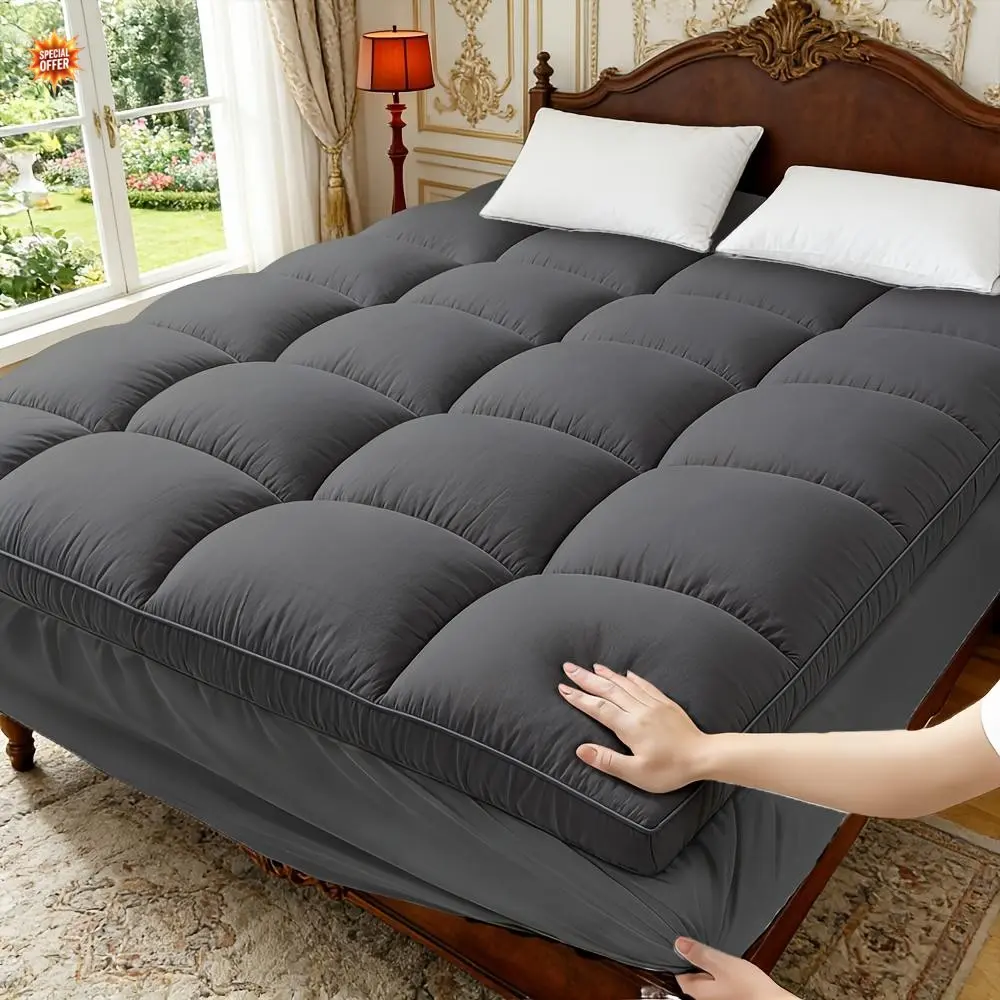 Breathable Fitted Mattress Protector - Deep Pocket Design for All Bed Sizes, Machine Washable Soft Bedding Cover - Ideal Gift for Family, Fitted Mattress Cover