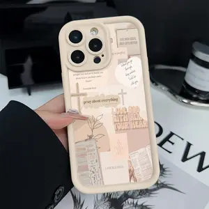 Compatible with iPhone 17 16 15 Pro Max Plus 14 13 12 11 X XR God's Perfect Plan Rugged Durable shockproof Anti-Scratch soft Silicone case