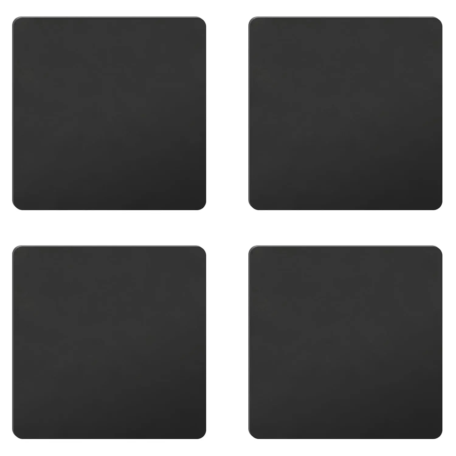 4 count 1/8 Hot Rolled Steel Plates, 4in x 4in A36 Steel Base Plate | Square Weldable Metal Plates for Structural Support and Industrial Use