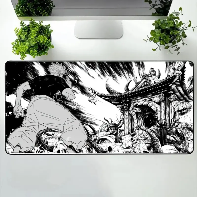 Gojo Satoru Jujutsu Kaisen Desk Mat, Jujutsu Kaisen Anime Mouse Pad, Keyboard Mat, Gojo Sensei Anime Manga Playmat For Computer Accessories, Desk Accessory, Gift For Gamer