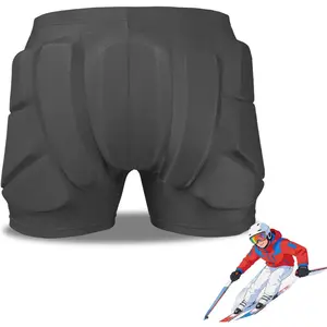 3D Hip Protective Pads Ski Pants Thickened EVA Skateboard Crash Pad Protective Padded Shorts for Skating Hip and Tail Bone Protection