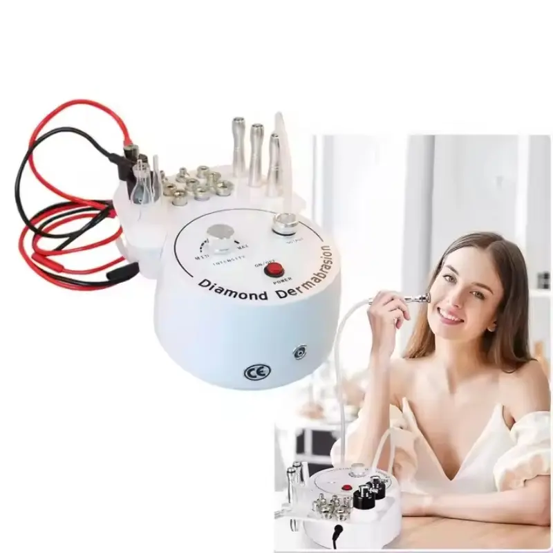 Multifunctional 3-In-1 Diamond Microdermabrasion Beauty Machine, Skin Care Facial Spa Device, Home Use Spa Equipment Gift for Women