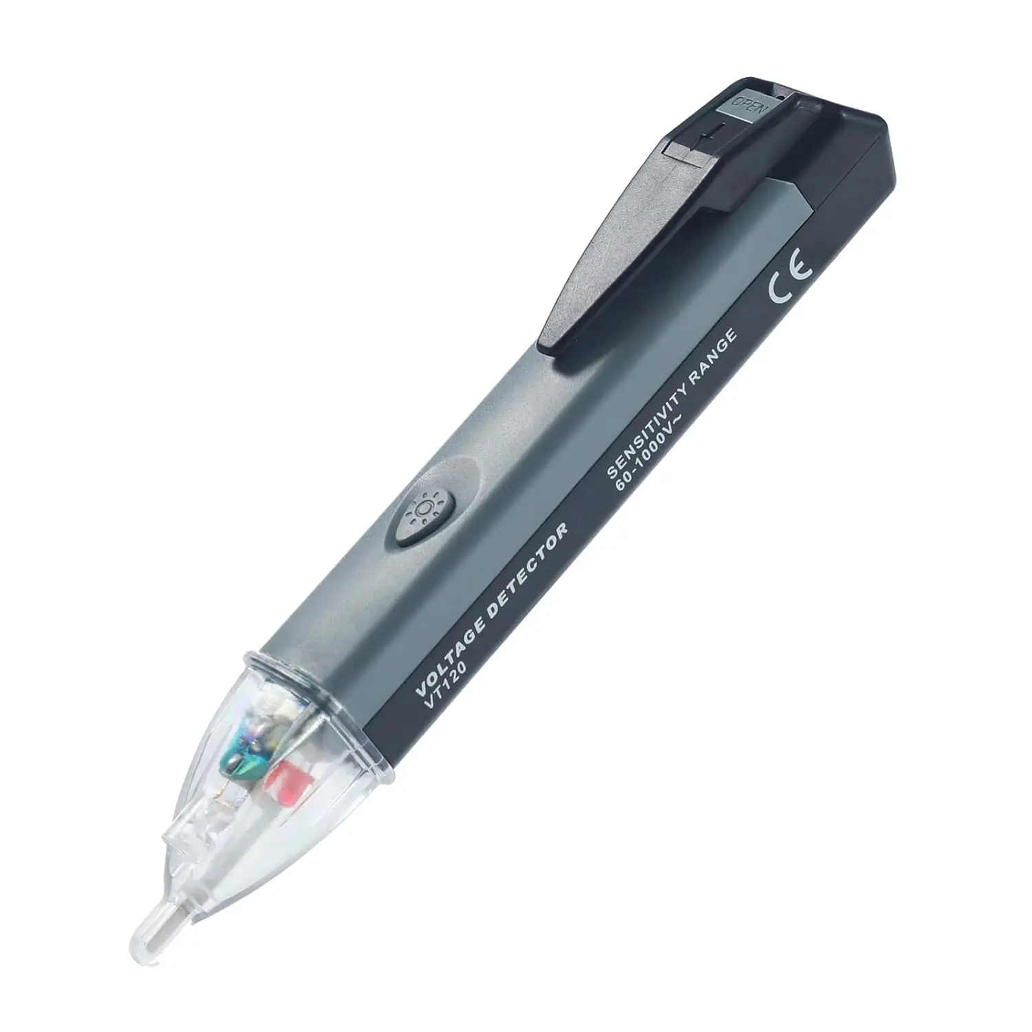 Non-Contact  Tester Tools,LED Flashlight,Buzzer ,AC  Detector Pen,Test Range 60V - 1000V for Live/Null Wire Judgment
