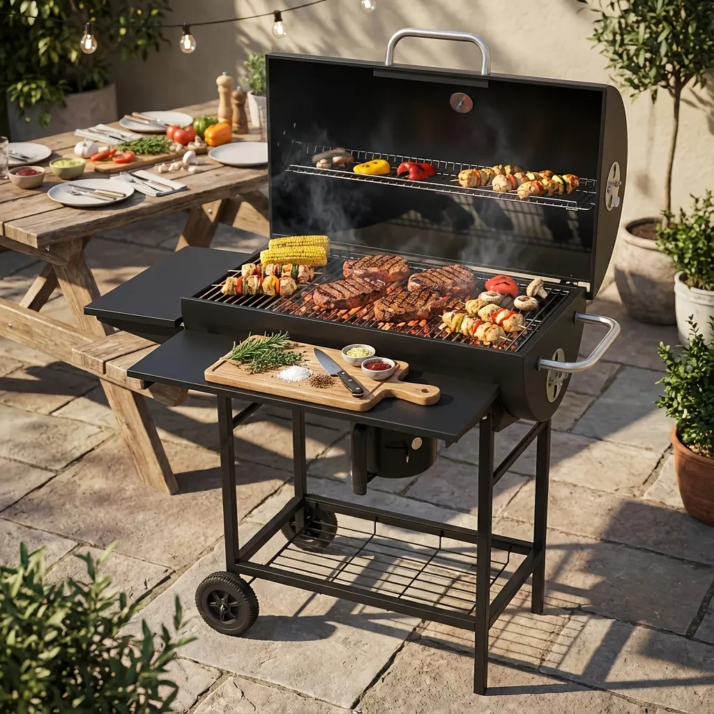Foldable Front Tabletop Grill